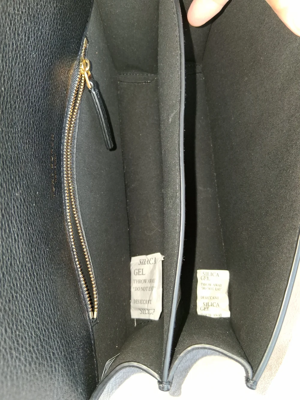 Tory Burch Black Pebbled Leather Shoulder Bag with Gold Hardware